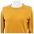 Hermès Pullover de cashmere com bordado H Hermes 36 Amarelo Mostarda - vista 2