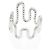 Autre Marque Bague Queen 750 en or blanc et diamants Argenté - vue 3
