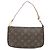 Louis Vuitton Pochette Accessoires Monogram Accessory Pouch Castaño
