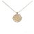 Autre Marque Collana a moneta in Au750 e diamanti D'oro