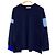 Autre Marque ENFOLD Maglione in maglia con scollo a V Blu Blu navy
