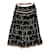 Autre Marque Falda de algodón con estampado de camelia Ingeborg Negro - vista 2
