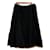 Autre Marque Falda de algodón con estampado de camelia Ingeborg Negro - vista 5