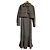 Autre Marque And Couture Herringbone 2way Jacken-Kleid Ensemble Braun