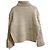 Autre Marque 3.1 Phillip Lim Grobstrick-Rollkragenpullover Weiß Roh - Ansicht 2