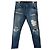 Autre Marque pantalones de denim de punto apretado wjk Azul