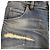 Autre Marque pantalones de denim de punto apretado wjk Azul - vista 2
