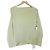 Autre Marque Rirandture Rippstrickpullover aus Angora-Mischung Gelb
