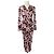 Autre Marque kay me Vestido Drapeado Rosa