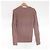 Autre Marque IENA Extra Fine Merino Rippstrick V-Ausschnitt Pullover Braun - Ansicht 2