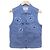 Autre Marque PINK HOUSE Weste mit Karomustern Blau