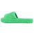 Sandali in gomma Bottega Veneta Verde - vista 2