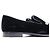 Mocassini in velluto Louis Vuitton linea Auteuil Nero - vista 11