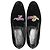 Mocassini in velluto Louis Vuitton linea Auteuil Nero - vista 7