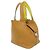 Hermès Borsa Hermes Picotin Lock Eclat MM Taurillon Clemence Swift Marrone D'oro
