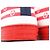 Sneaker Louis Vuitton Stellar Line Monogram in pelle e canvas Rosa Bianco Rosso - vista 15