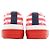 Sneaker Louis Vuitton Stellar Line Monogram in pelle e canvas Rosa Bianco Rosso - vista 7