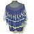 Autre Marque Blusa cropped in rete trasparente ricamata VIVIENNE TAM - vista 2