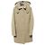 Autre Marque Mackintosh London Steppmantel aus Wolle Beige