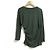 Autre Marque Camiseta de algodón asimétrica con drapeado Dries Van Noten Verde Verde oliva - vista 2