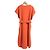 Autre Marque CristaSeya Woll-Kaftan-Kleid Orange - Ansicht 2