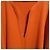 Autre Marque CristaSeya Woll-Kaftan-Kleid Orange - Ansicht 4