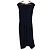Vestido longo sem mangas com bolinhas Jil Sander Azul Azul marinho