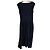 Vestido longo sem mangas com bolinhas Jil Sander Azul Azul marinho - vista 3