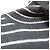 Autre Marque All Saints Rollkragenpullover aus Mohair-Mischung gestreift Schwarz - Ansicht 3