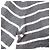 Autre Marque All Saints Rollkragenpullover aus Mohair-Mischung gestreift Schwarz - Ansicht 4