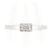 Autre Marque Vendome Aoyama K18WG Diamantring Silber