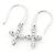 Autre Marque Orecchini Star Jewelry Au750 Diamante Argento