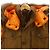 Chaqueta de Plumas Moncler BIENVENU 2way Castaño Naranja - vista 7