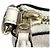 Borsa Coach in pelle martellata Bianco Crudo - vista 6
