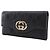 Gucci Interlocking G Shima Leder Geldbörse Schwarz - Ansicht 2