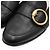 Autre Marque Mocassini in pelle nappa Gianvito Rossi Nero - vista 3