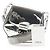 Borsa a tracolla 2way Furla Metropolis Prisma in pelle verniciata Argento - vista 11