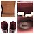 Louis Vuitton Monogram Metal Leather Long Boots Brown Dark red - view 10