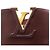 Louis Vuitton Monogram Metal Leather Long Boots Brown Dark red - view 2