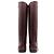 Louis Vuitton Monogram Metal Leather Long Boots Brown Dark red - view 5