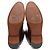 Louis Vuitton Monogram Metal Leather Long Boots Brown Dark red - view 9