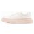 Gucci GG Interlocking Sneaker aus geprägtem Leder Weiß Beige Aus weiß - Ansicht 4