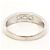 Autre Marque PT900 Platinring mit Diamanten Silber - Ansicht 3