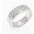 Cartier Love Ring Halb Diamant 750 Weißgold Größe 8 Silber
