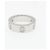 Cartier Love Ring Halb Diamant 750 Weißgold Größe 8 Silber - Ansicht 2