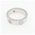 Cartier Love Ring Halb Diamant 750 Weißgold Größe 8 Silber - Ansicht 3