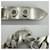 Hermès Bracciale con charm Hermes Silver 925 Argento - vista 4