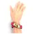 Kelly Hermès Bracciale Charm in Pelle Rosa Hermes - vista 2
