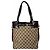 Borsa a mano Gucci in tela GG marrone - vista 2