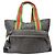 Borsa Tote Gucci Sherry in Nylon Nero e Bianco